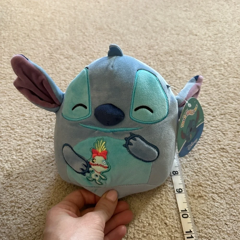 Disney Stitch holding Scrump